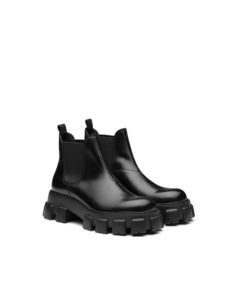 black prada shoes|prada black aftershave boots.